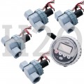Orbit 4 Station Irrigation Controller Battery Operated + 4 Solenoid Valves